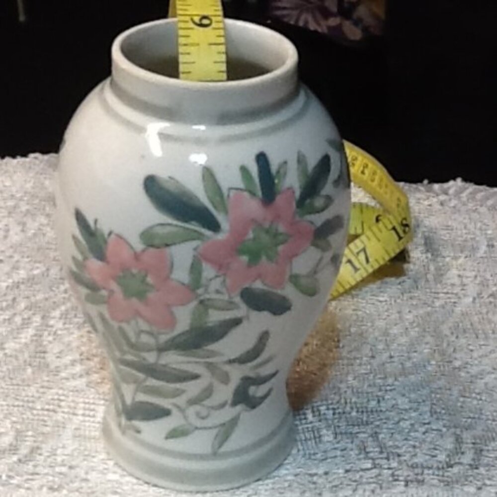 6 inch floral vase H 38